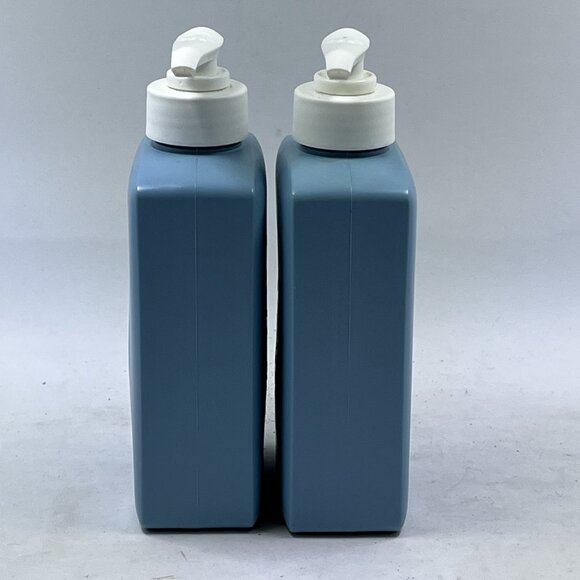Vintage Ivory Liquid Soap 9 Oz Blue Pump Bottle 1988 Made In USA Lot Of 2 - Picture 6 of 9
